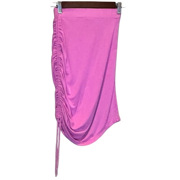 Free People X Revolve Pink Clara Adjustable Length Skirt Women’s Size XS - Picture 4 of 10